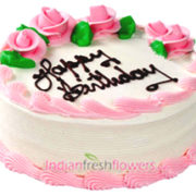 3 Half Kg Strawberry Cake